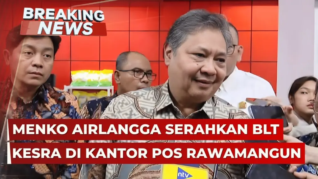 Airlangga Hartarto Blt Kesra