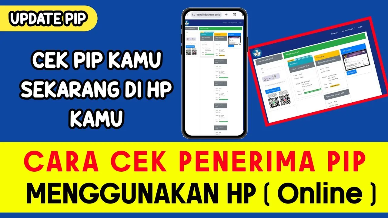 Cara Cek PIP Lewat HP 2026 Terlengkap: Link Baru Kemendikdasmen, Nominal, & Jadwal Cair
