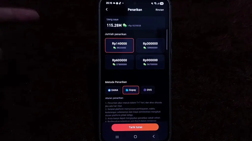 Cara Mendapatkan Uang Dari Melolo (1)