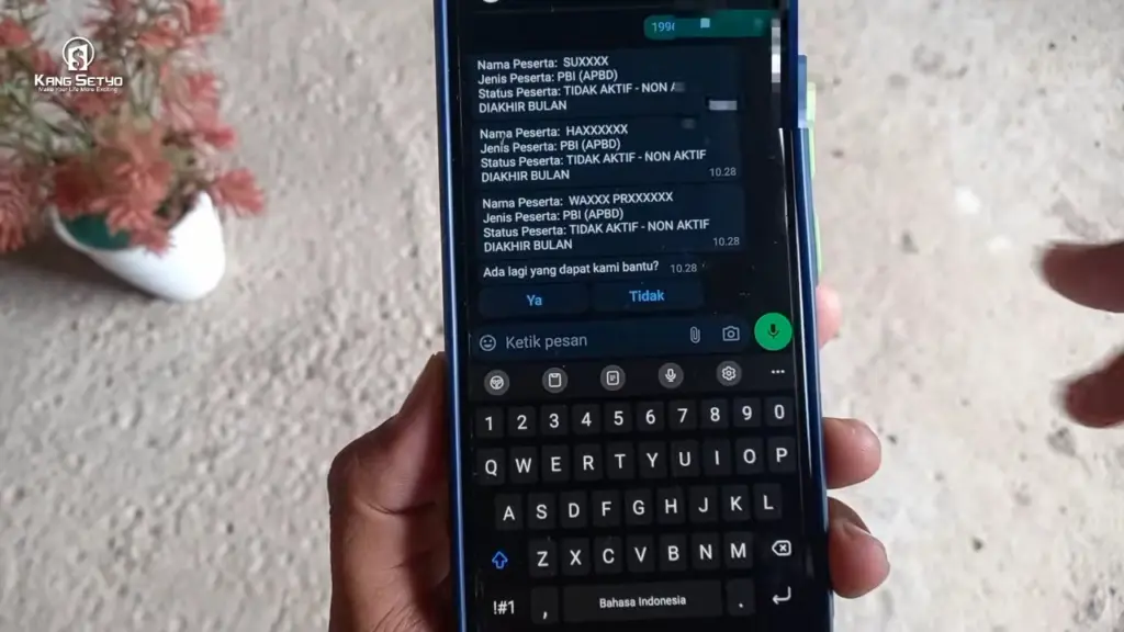 Cara Cek Bpjs Aktif Via Whatsapp Pandawa