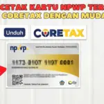 Cara Cetak Kartu NPWP di Coretax 2026: Download PDF 16 Digit Resmi