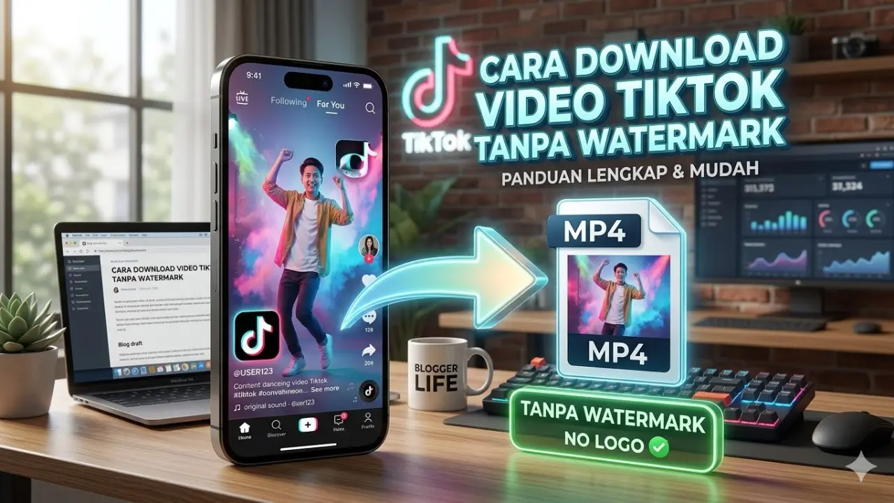 7 Cara Download TikTok Tanpa Ada Watermark Kualitas HD Update 2026