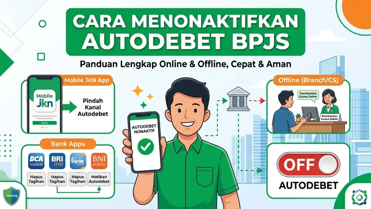 Cara Menonaktifkan Autodebet BPJS Terbaru (Bisa Online & Offline)
