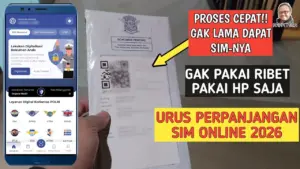Cara Perpanjang SIM Online 2026 Lewat HP Beserta Biaya & Syaratnya