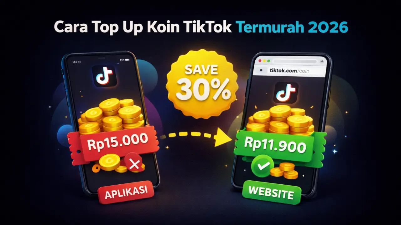 Cara Top Up Koin TikTok Termurah 2026: Rahasia Hemat Saldo Hingga 30%