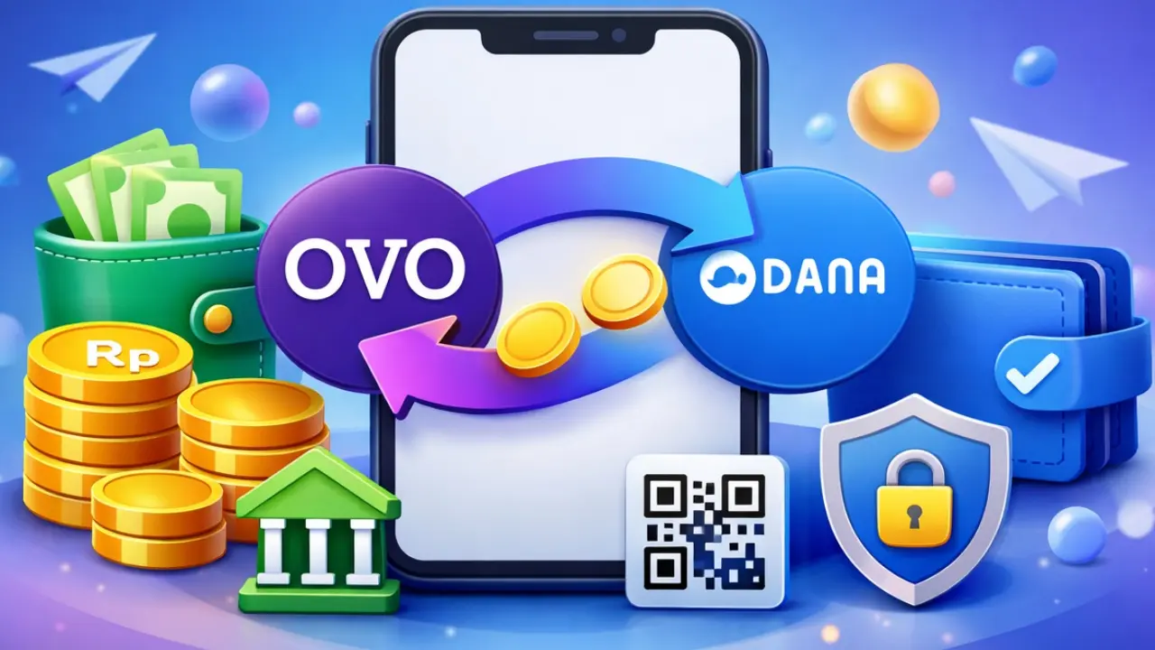 Cara Transfer OVO ke DANA Paling Cepat 2026: Kode, Biaya & Trik Tanpa Premium