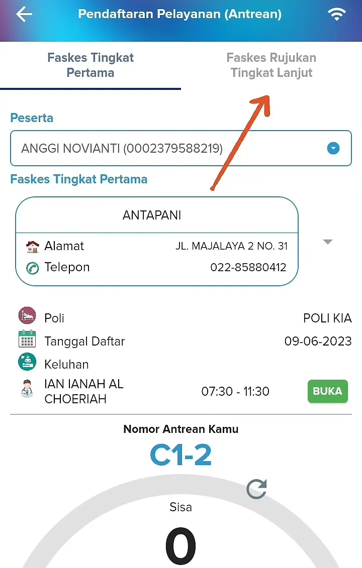 Faskes Rujukan Tingkat Lanjut