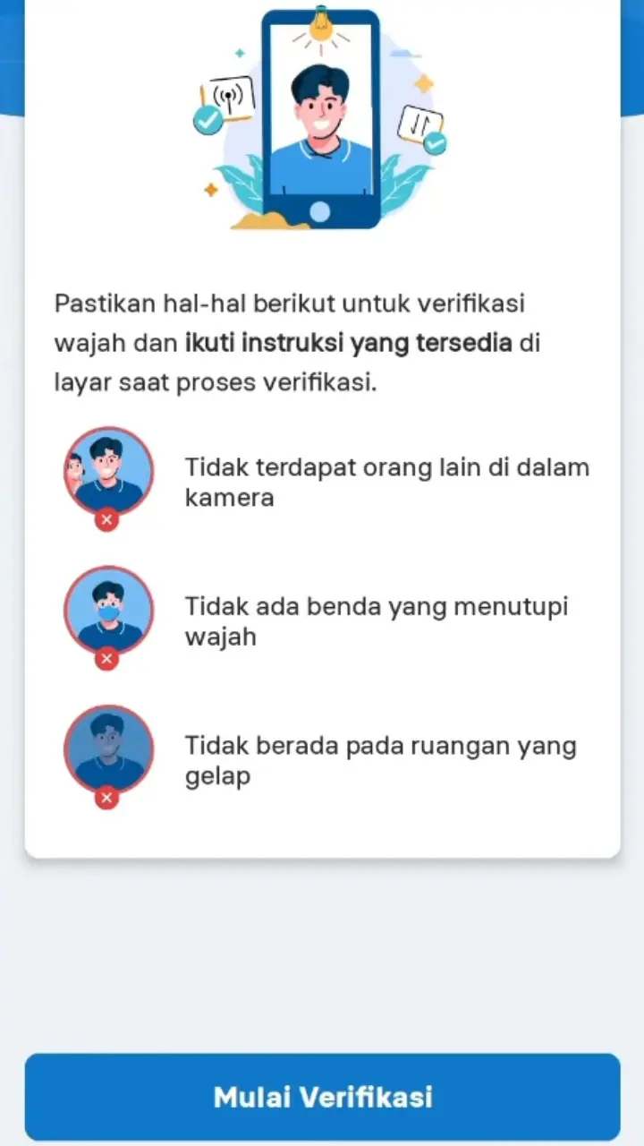 Lakukan Verifikasi Wajah