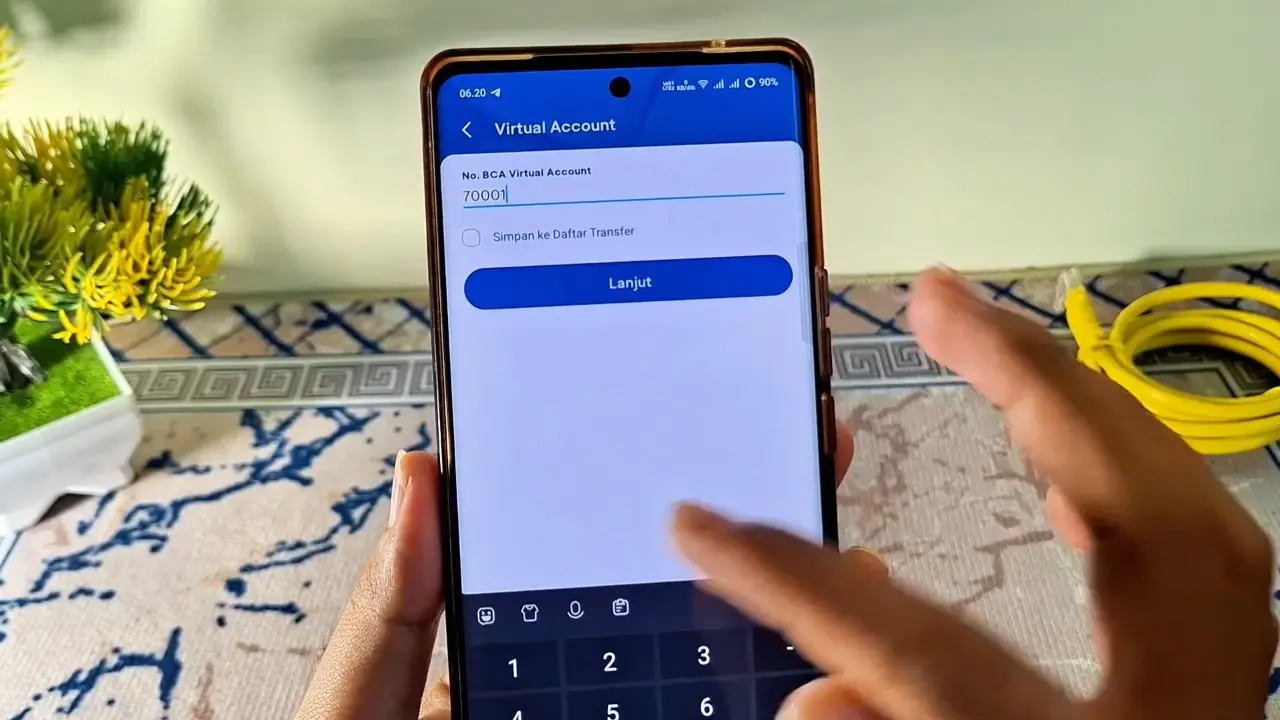 Masukkan Kode 70001 Yang Dilanjutkan Dengan Nomor Hp Terdaftar Tekan Lanjut