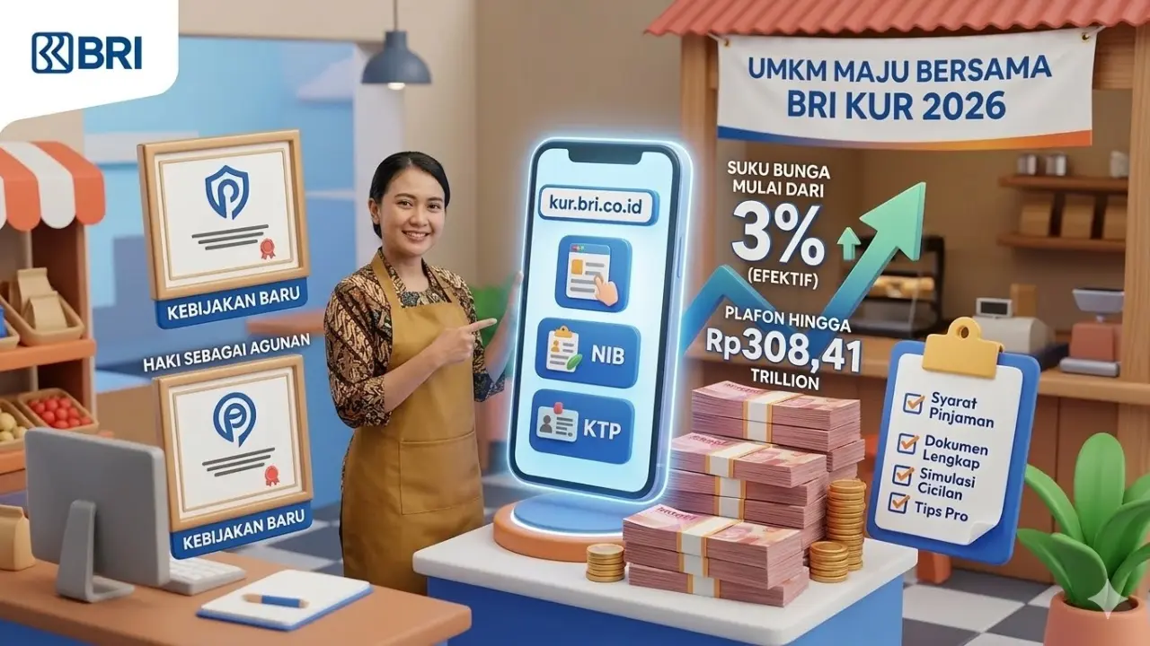 Syarat Pinjaman KUR BRI 2026: Cara Pengajuan, Tabel Angsuran, & Tips Pasti Cair