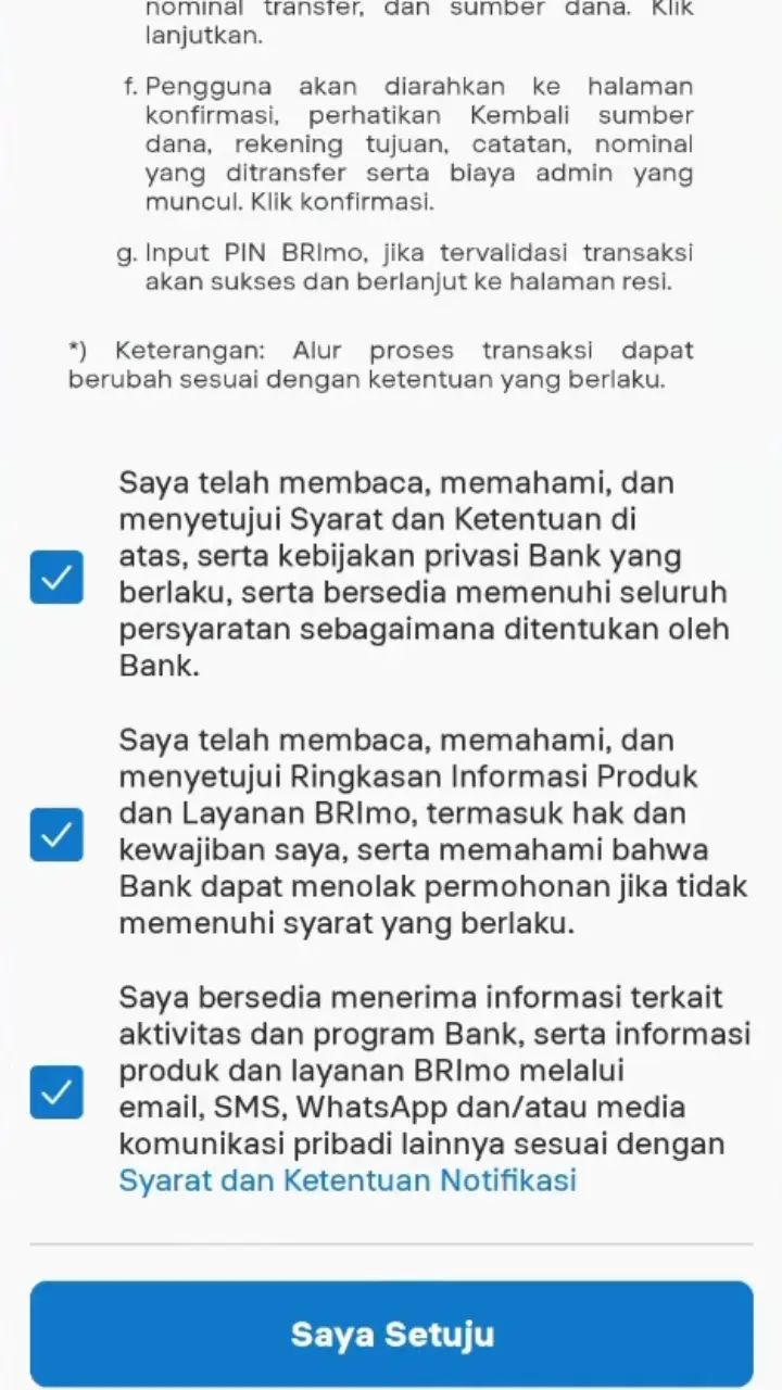 Setujui Syarat Dan Ketentuan